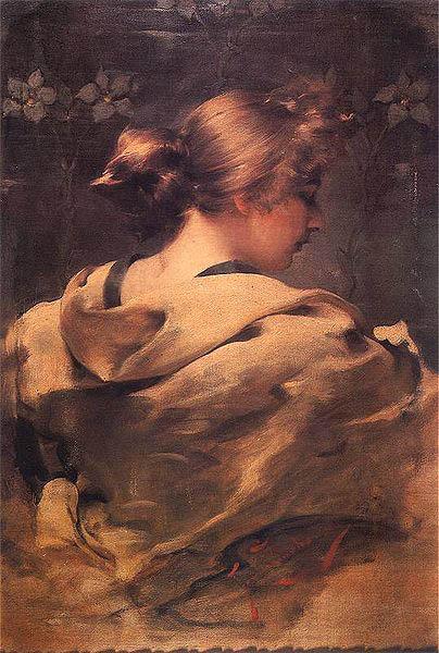 Franciszek zmurko Portrait of a Young Woman oil painting picture